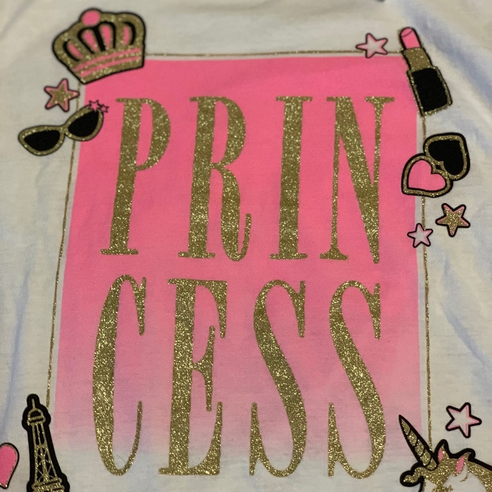 Children’s Place White Princess Long Sleeve Tee
